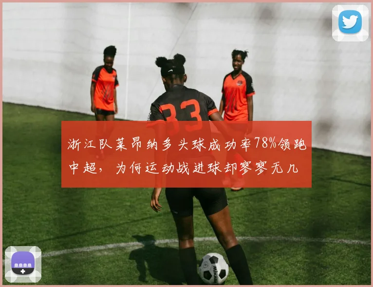 浙江队莱昂纳多头球成功率78%领跑中超，为何运动战进球却寥寥无几？